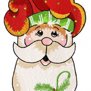 Gingerbread Santa 2 embroidery design
