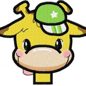 Giraffe boy 2 embroidery design