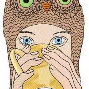Owl-ways Warm embroidery design