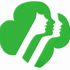 Girl Scouts of the USA logo embroidery design