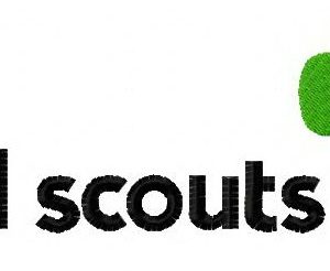 Girl Scouts logo embroidery design