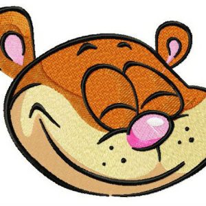 Glad hamster 3 embroidery design