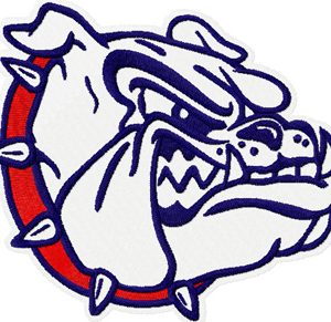 Gonzaga Bulldogs Logo embroidery design