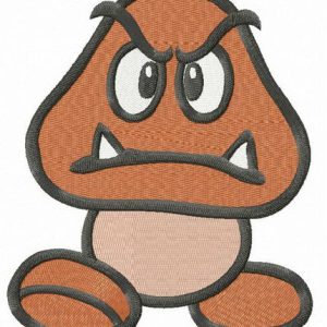 Goomba embroidery design