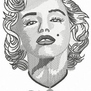 Gorgeous Marilyn 2 embroidery design