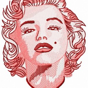 Gorgeous Marilyn 3 embroidery design