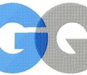 GQ magazine logo embroidery design