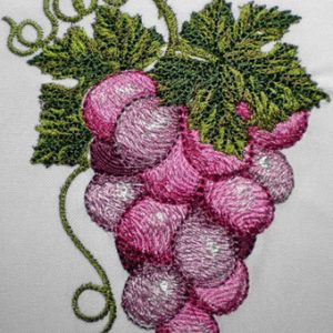 Grape  embroidery design