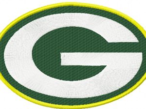 Green Bay Packers Logo embroidery design