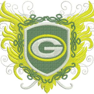 Green Bay Packers vintage embroidery design