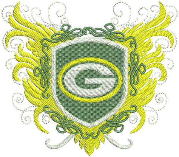 Green Bay Packers vintage embroidery design