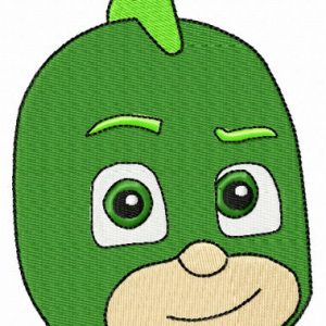 Greg as Gekko embroidery design