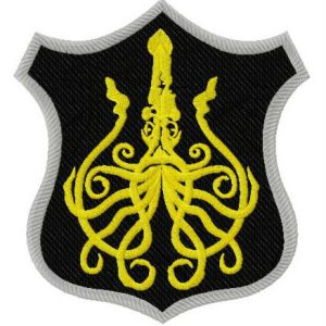 Greyjoy coat of arms embroidery design