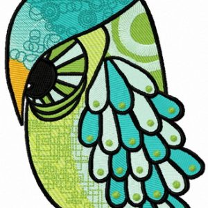 Grouchy owl 2 embroidery design