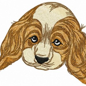 Guilty puppy embroidery design