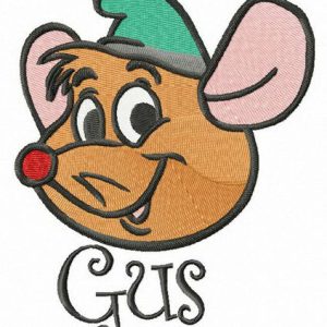 Gus embroidery design