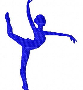 Gymnastics 2 embroidery design