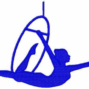 Gymnastics 3 embroidery design