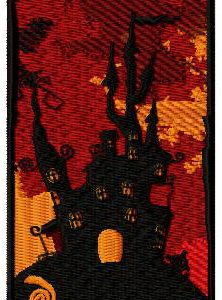 Halloween bookmark 3 embroidery design