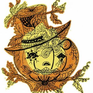 Halloween party 2 embroidery design