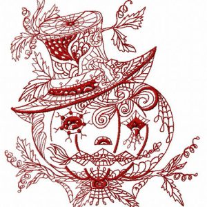 Halloween party 3 embroidery design