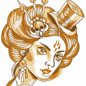 Halloween stranger embroidery design