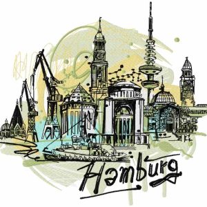 Hamburg embroidery design