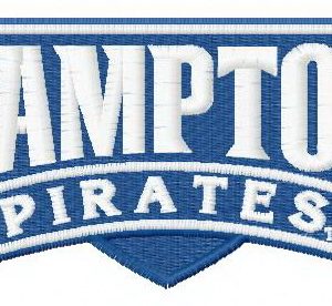 Hampton Pirates logo 2 embroidery design