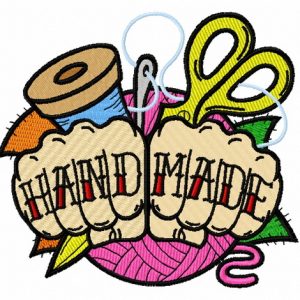 Hand made embroidery design