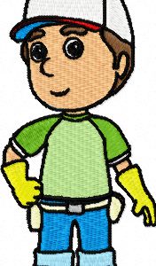 Handy Manny 1  embroidery design