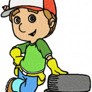 Handy Manny 2  embroidery design
