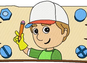 Handy Manny 3  embroidery design