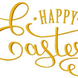 Happy Easter 6 embroidery design