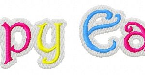 Happy Easter 7 embroidery design
