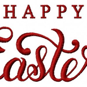 Happy Easter 8 embroidery design