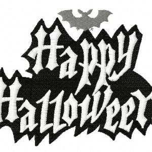 Happy Halloween 6 embroidery design