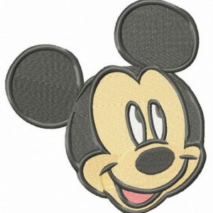 Happy Mickey Mouse embroidery design