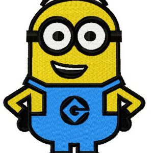 Happy Minion 4 embroidery design