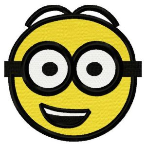 Happy Minion 6 embroidery design