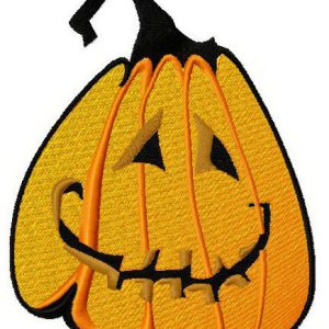 Happy pumpkin 2 embroidery design