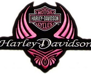 Harley Davidson Ladies logo embroidery design