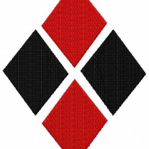 Harley Quinn Diamonds embroidery design