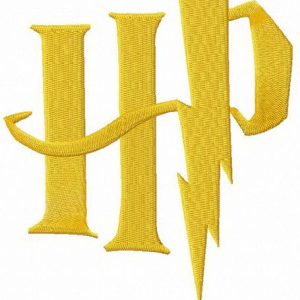 Harry Potter logo embroidery design