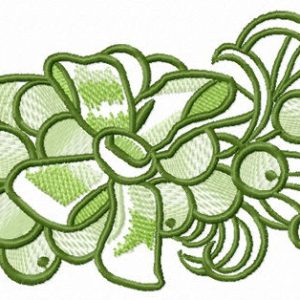 Hat decoration embroidery design