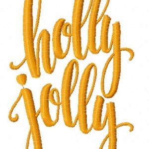 Have a Holly Jolly Christmas embroidery design