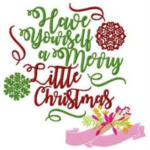 Have yourself a Merry Christmas embroidery design