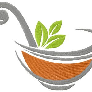 Healthy food embroidery design