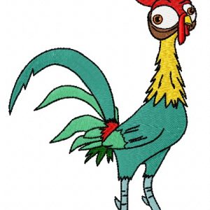 Heihei embroidery design