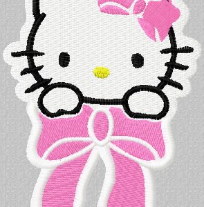 Hello Kitty Small Badge embroidery design