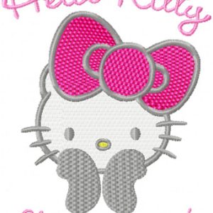 Hello Kitty - We Love Cute!  embroidery design
